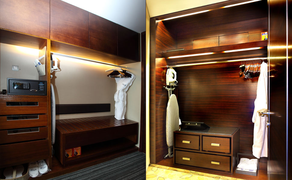 The wardrobe