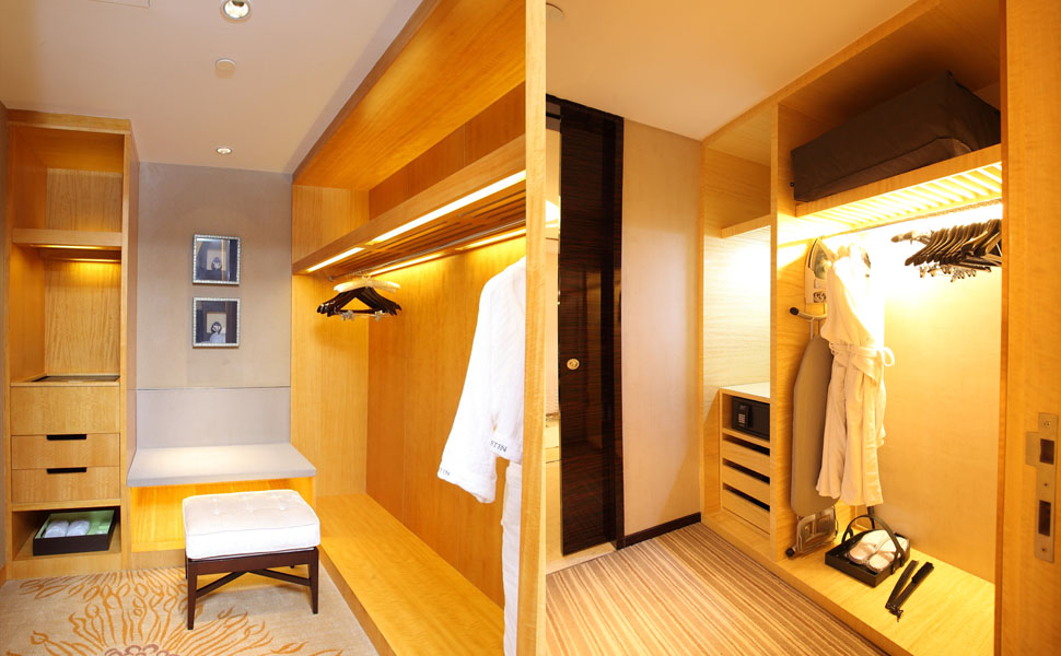 The wardrobe