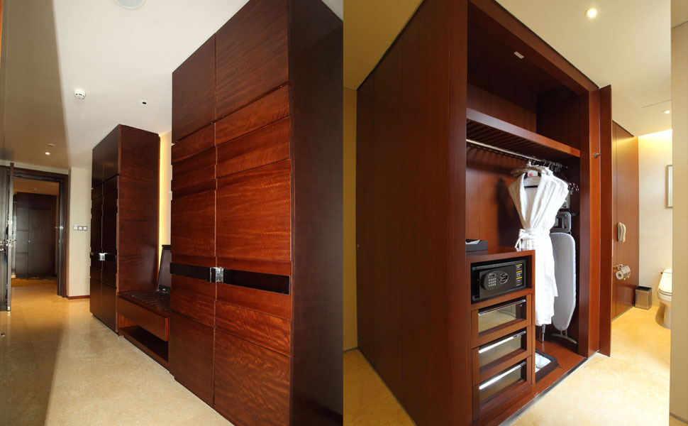 The wardrobe